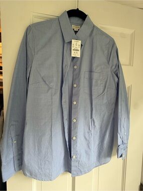 J. Crew Light Blue Oxford Button-Down Dress Shirt